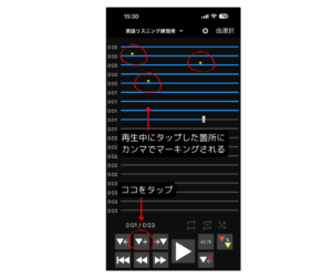 Audipo操作画面