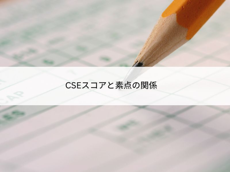 スコアと素点のイメージ画像